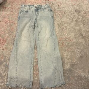 Pacsun Low rise baggy, light wash jeans